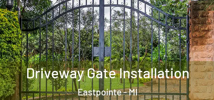 Driveway Gate Installation Eastpointe - MI